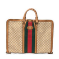 Savoy Web Convertible Duffle Bag GG Coated Canvas Large