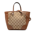 Bree Convertible Tote GG Canvas with Leather Small