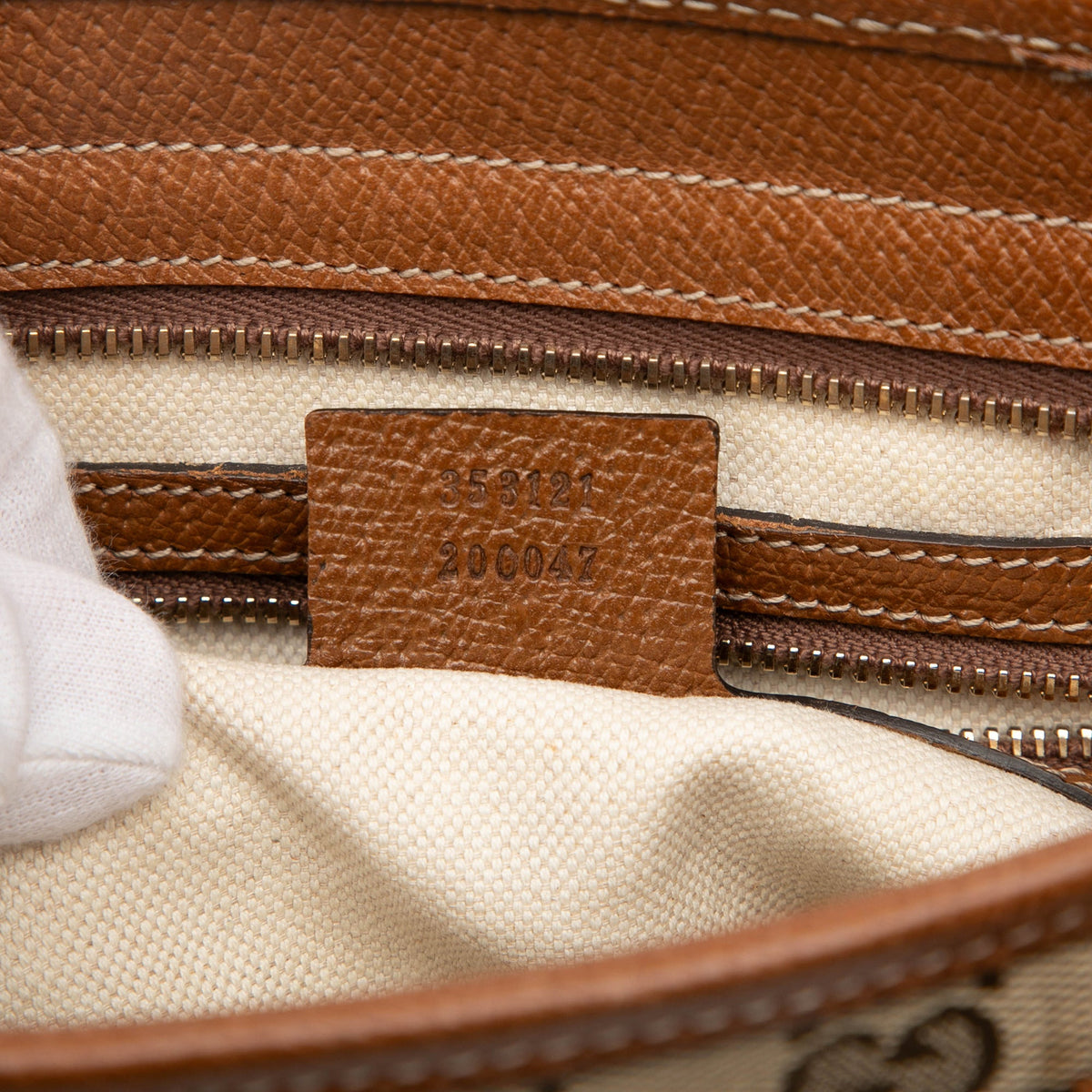 Bree Convertible Tote GG Canvas with Leather Small