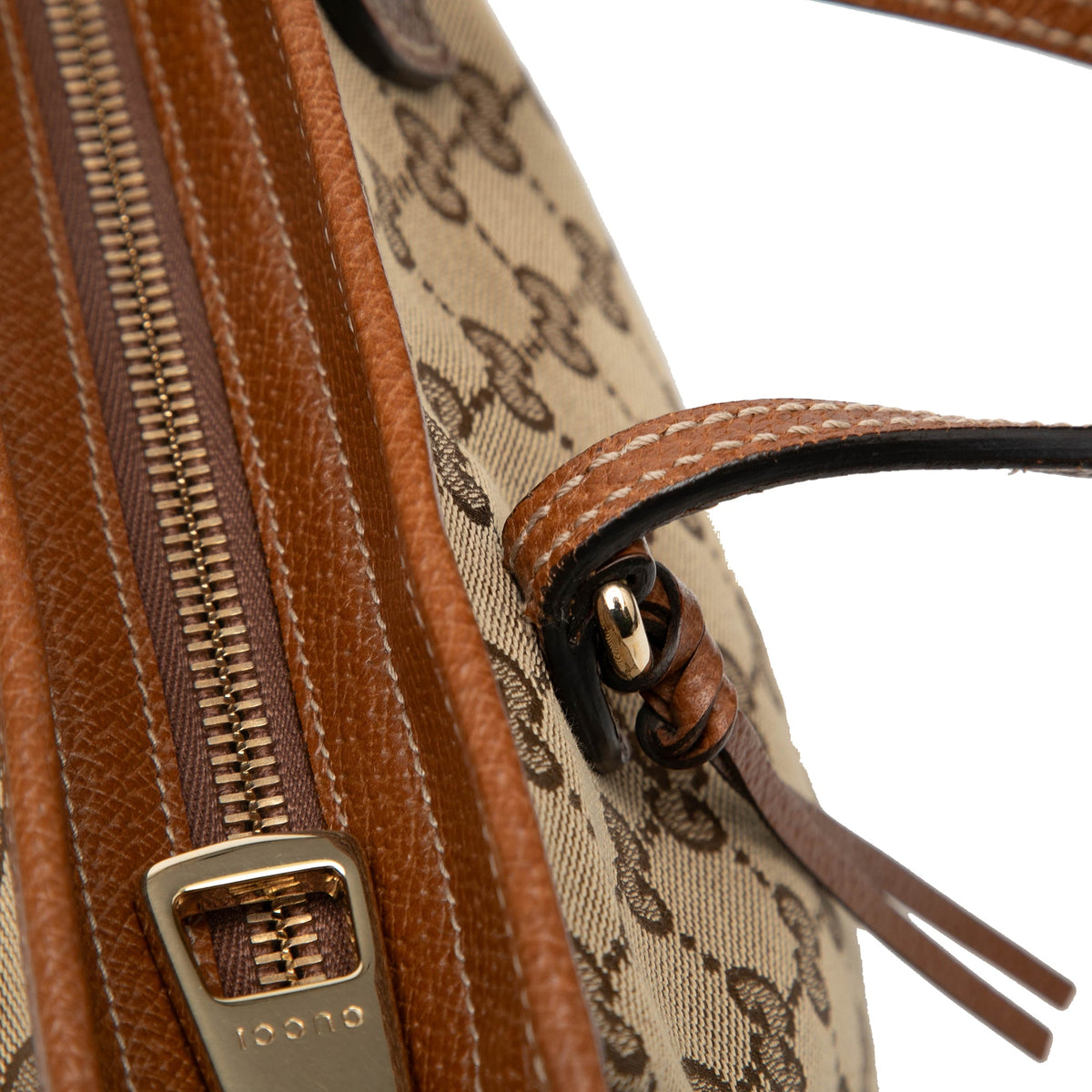 Bree Convertible Tote GG Canvas with Leather Small