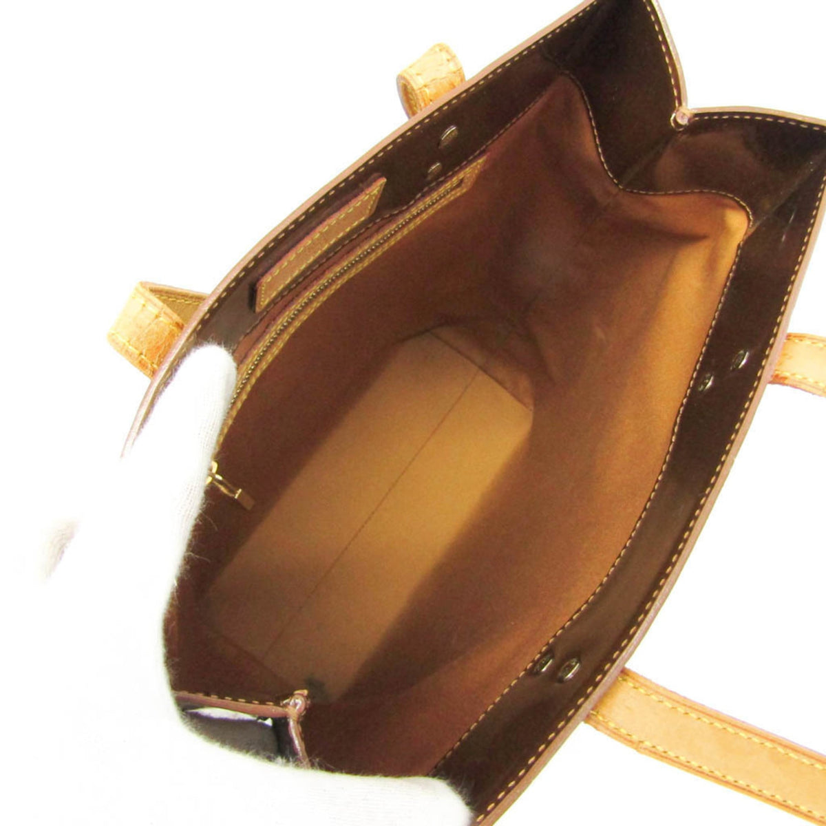 Catalina Handbag Monogram Vernis North South