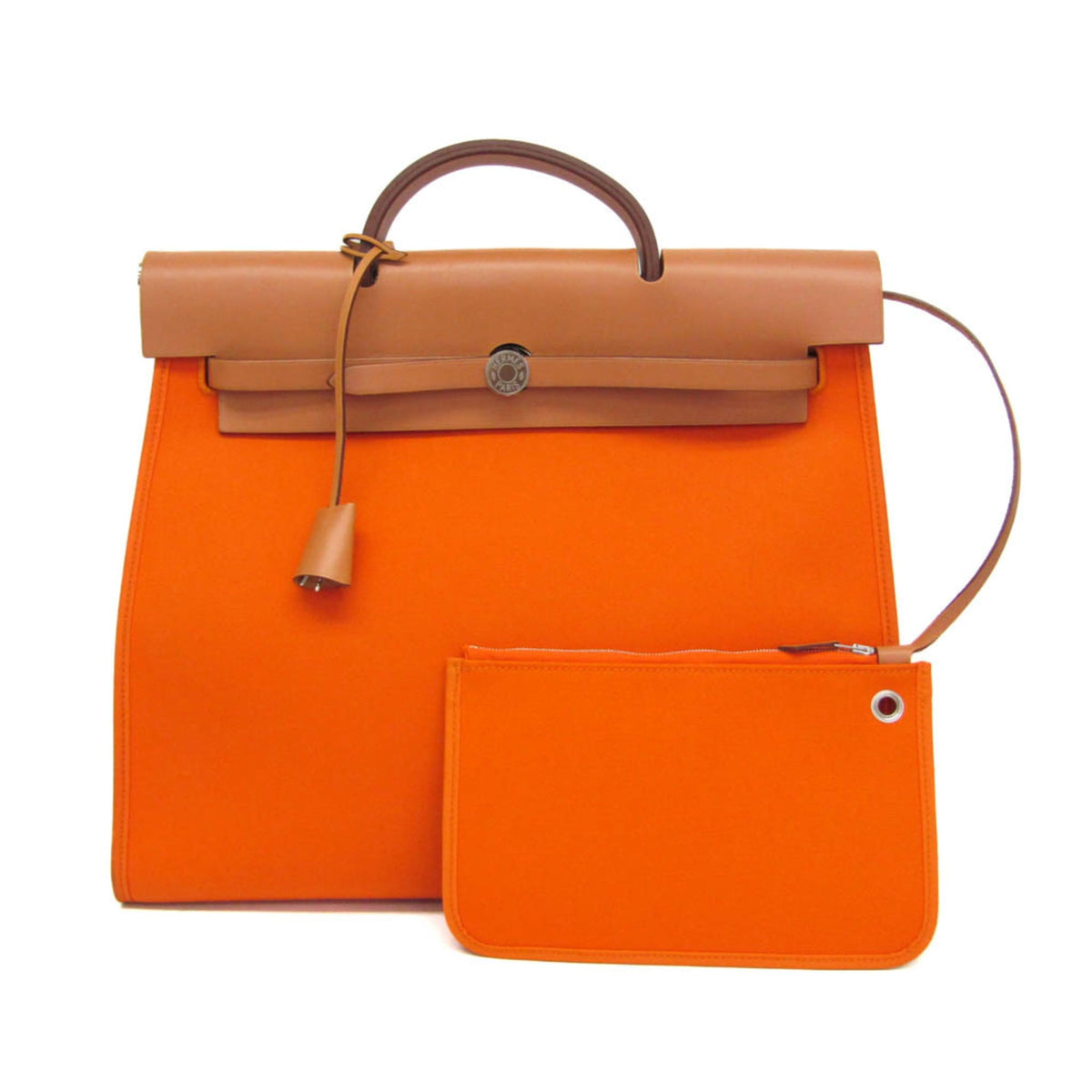 Herbag Zip Leather and Toile 39
