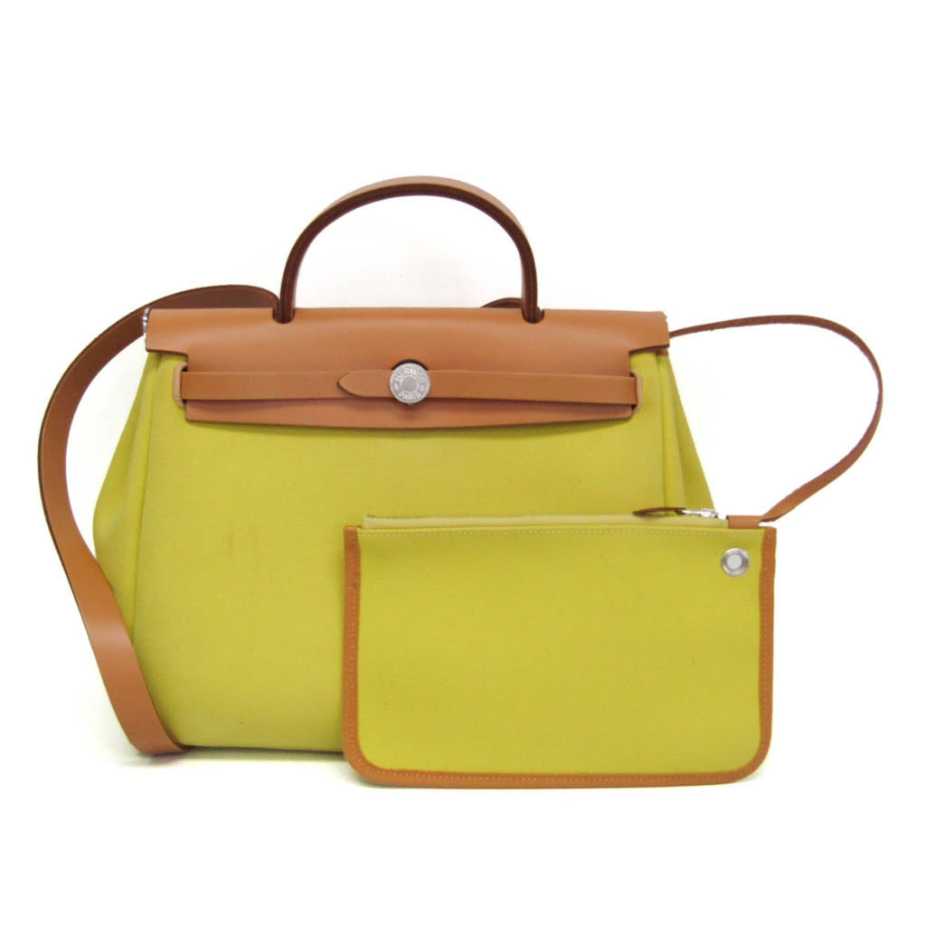 Herbag Zip Leather and Toile 31