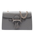 Emily Chain Flap Bag Microguccissima Leather Medium