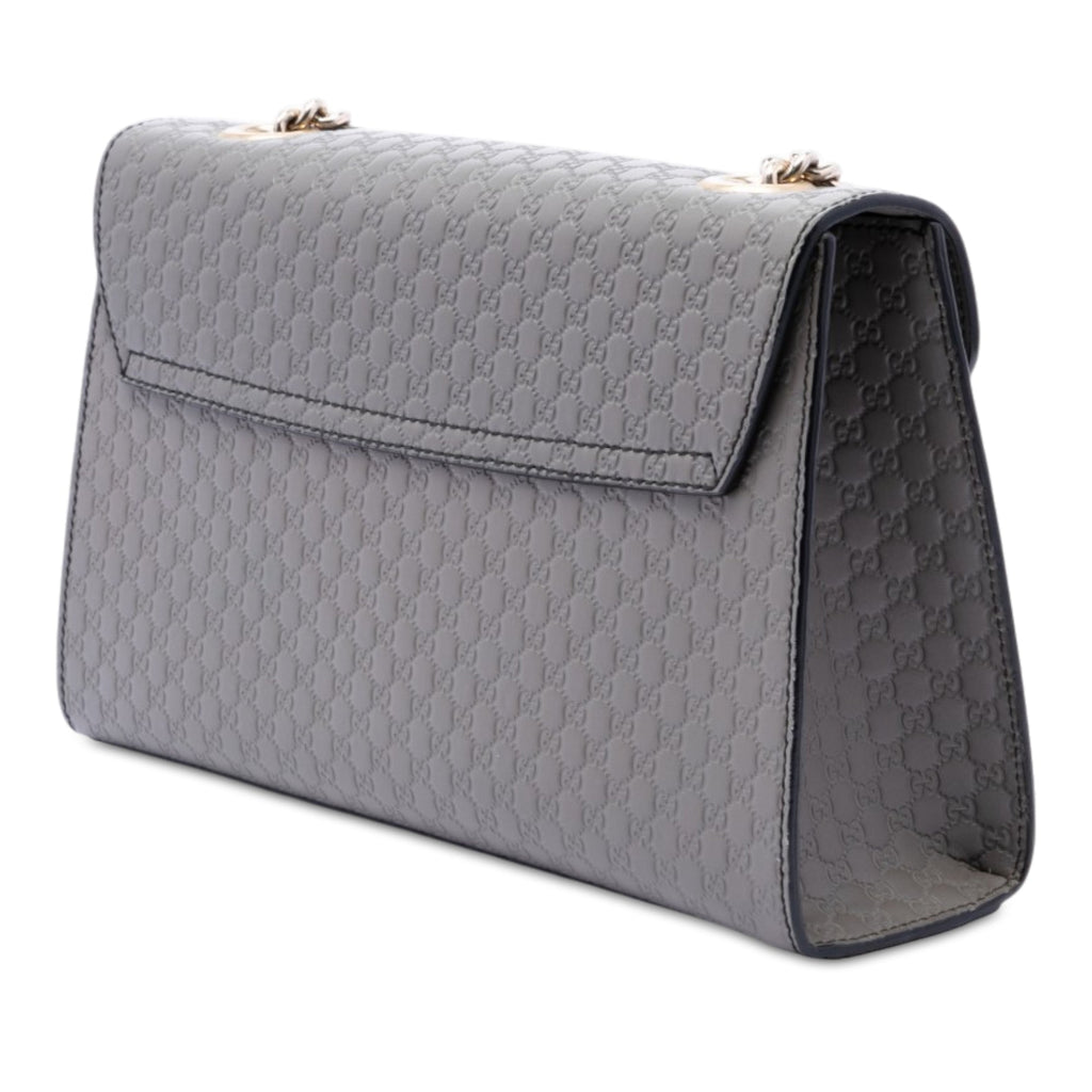 Emily Chain Flap Bag Microguccissima Leather Medium