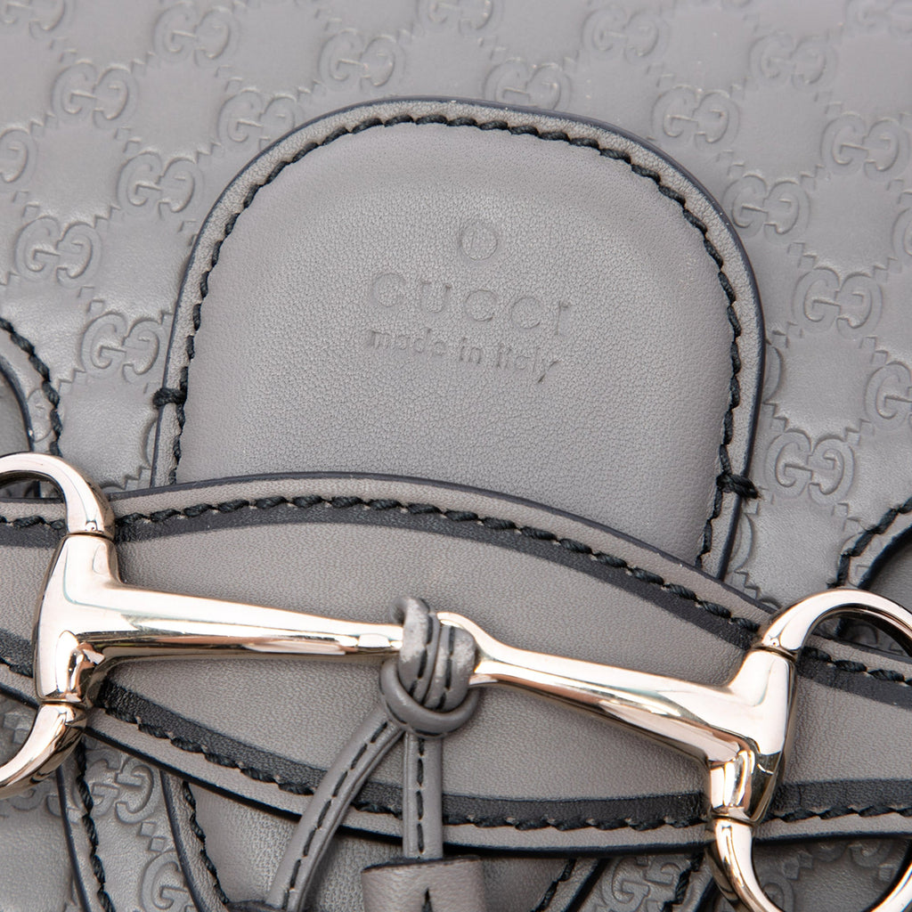 Emily Chain Flap Bag Microguccissima Leather Medium
