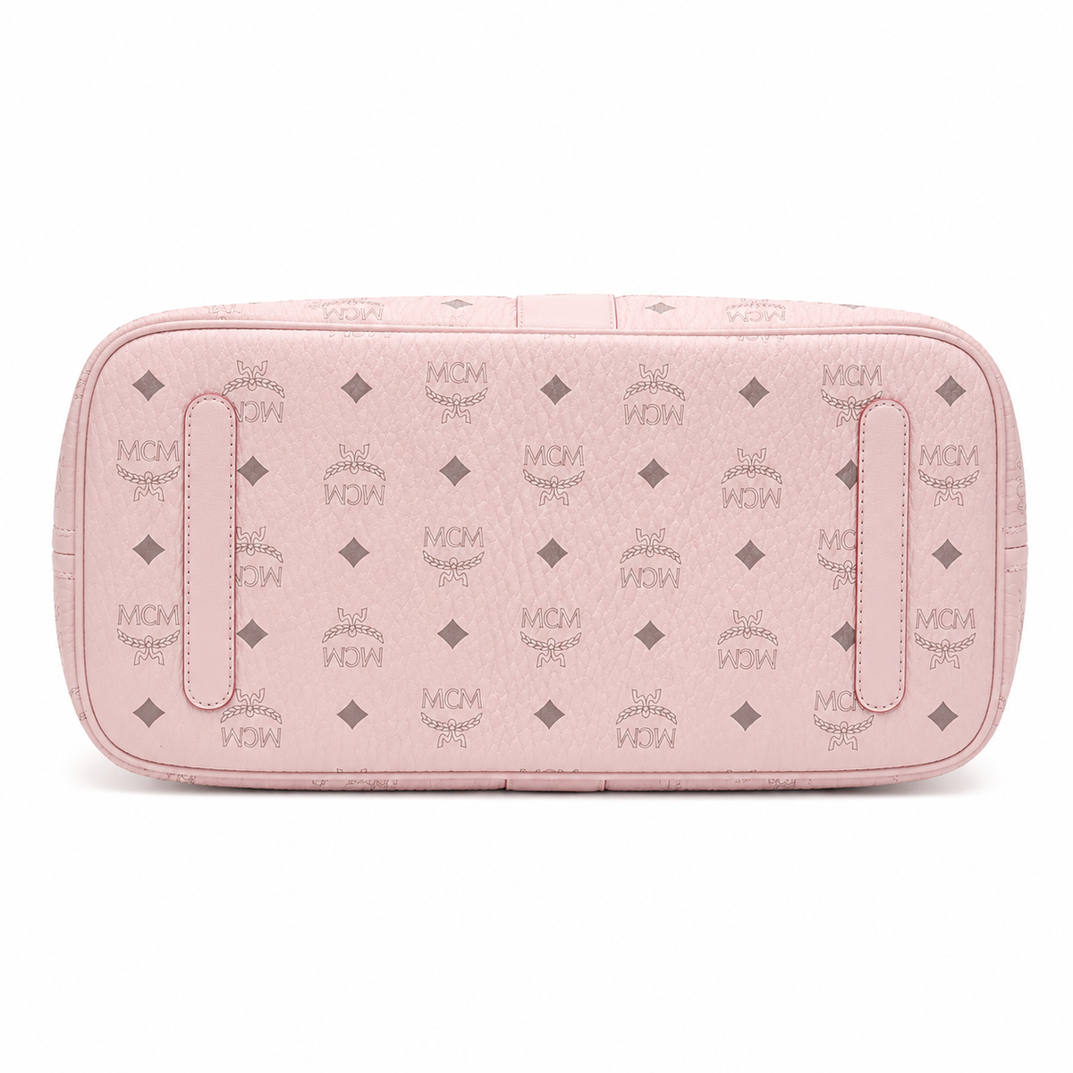 MCM Liz Visetos Medium Tote Bag – Soft Pink, Reversible, Pouch, MWPAAVI02