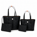 MCM Toni Visetos Medium/Large Tote Bag – Black, Silver, MWPAATN03BK001