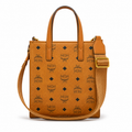 MCM Klassik Visetos Mini Tote Bag – Cognac, Compact Mini Tote Bag.MMTAAKC02CO
