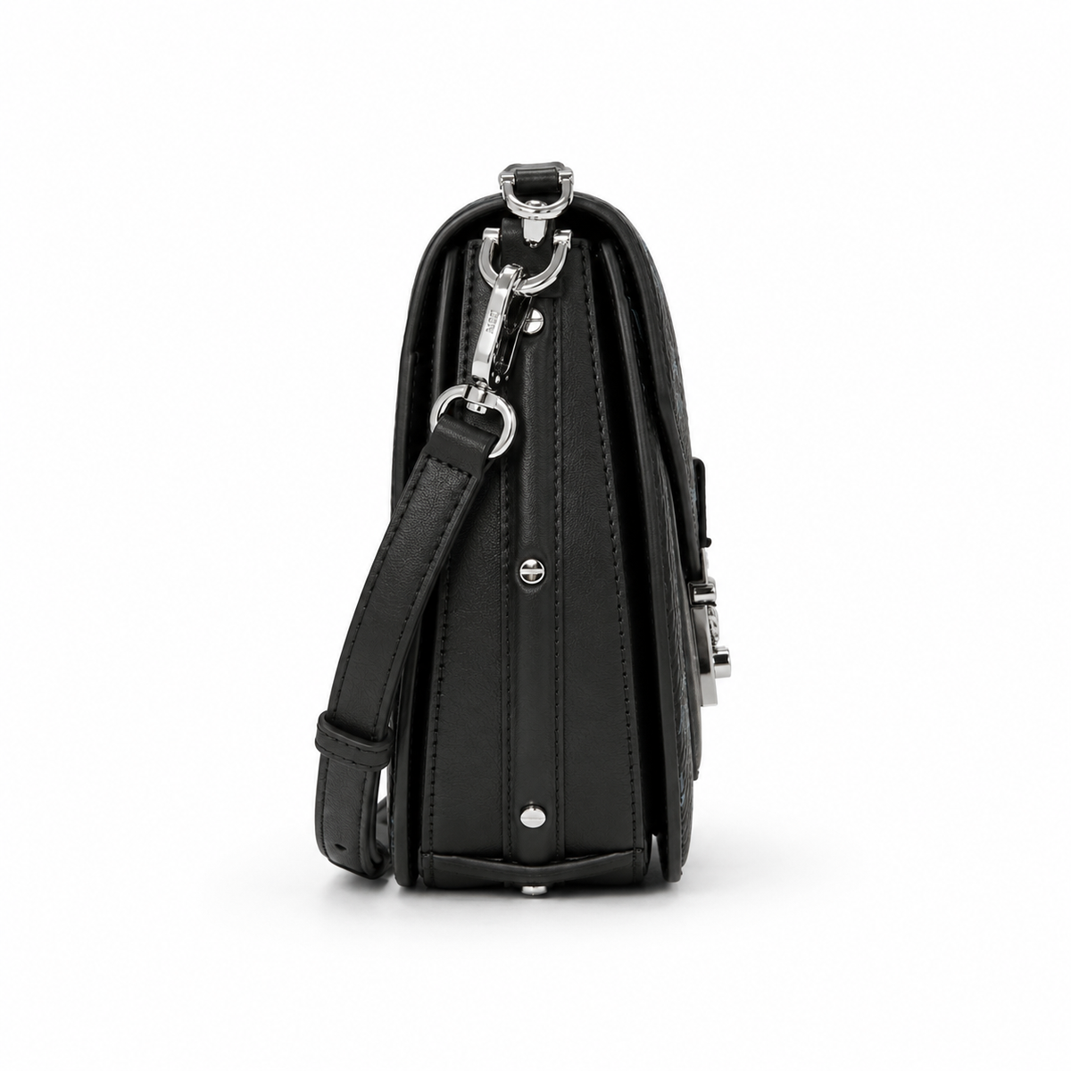 MCM Patricia Visetos Small Saddle Bag – Black, MWPAASU01BK