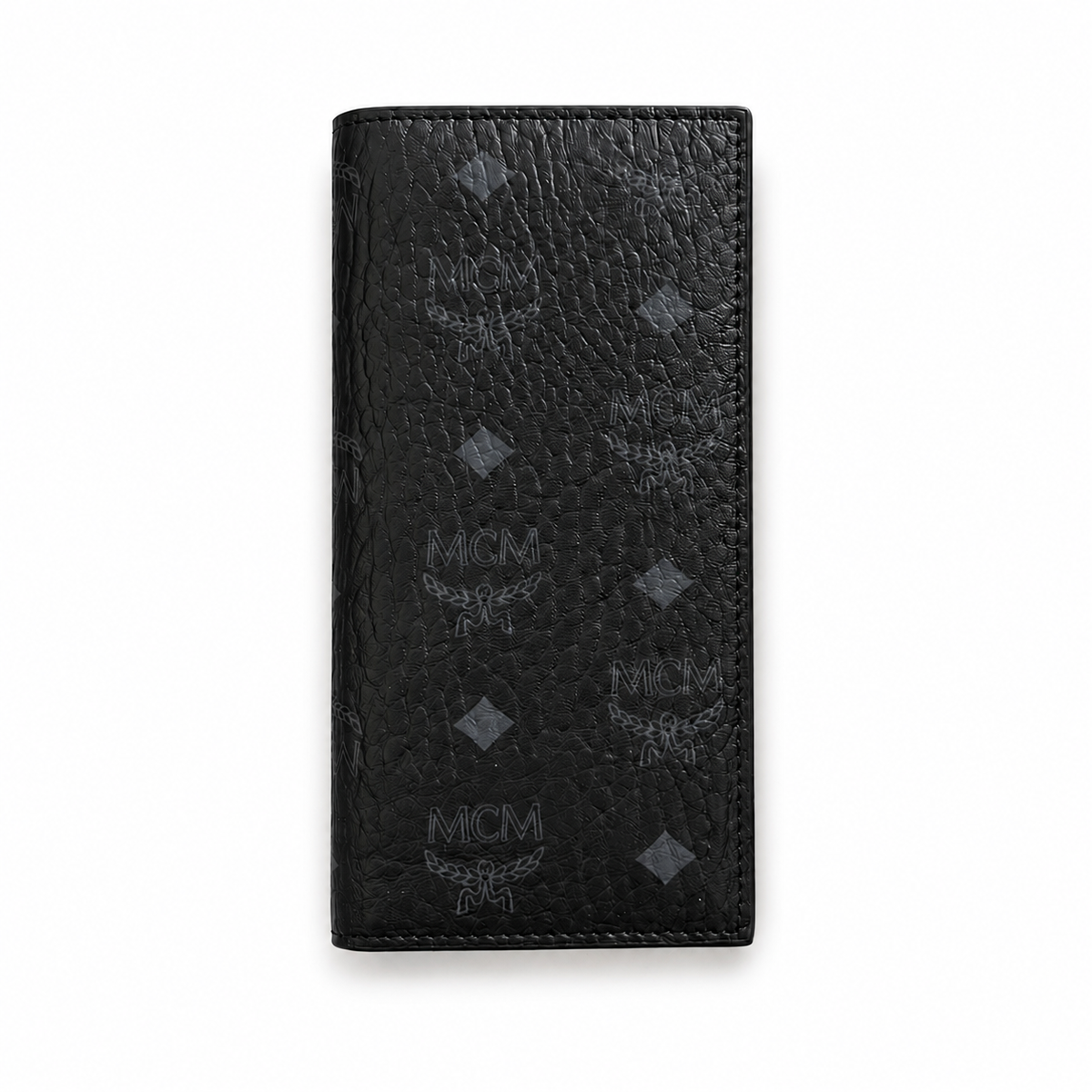 MCM Linea Visetos Long Wallet – Cognac / Black