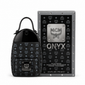 MCM ONYX Eau de Parfum Spray 75ml – Woody Spicy Men's Perfume in Black Leather Backpack Bottle
