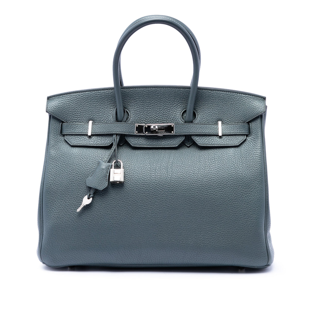 Birkin Handbag Blue Togo with Palladium Hardware 35