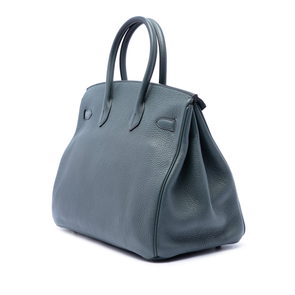 Birkin Handbag Blue Togo with Palladium Hardware 35