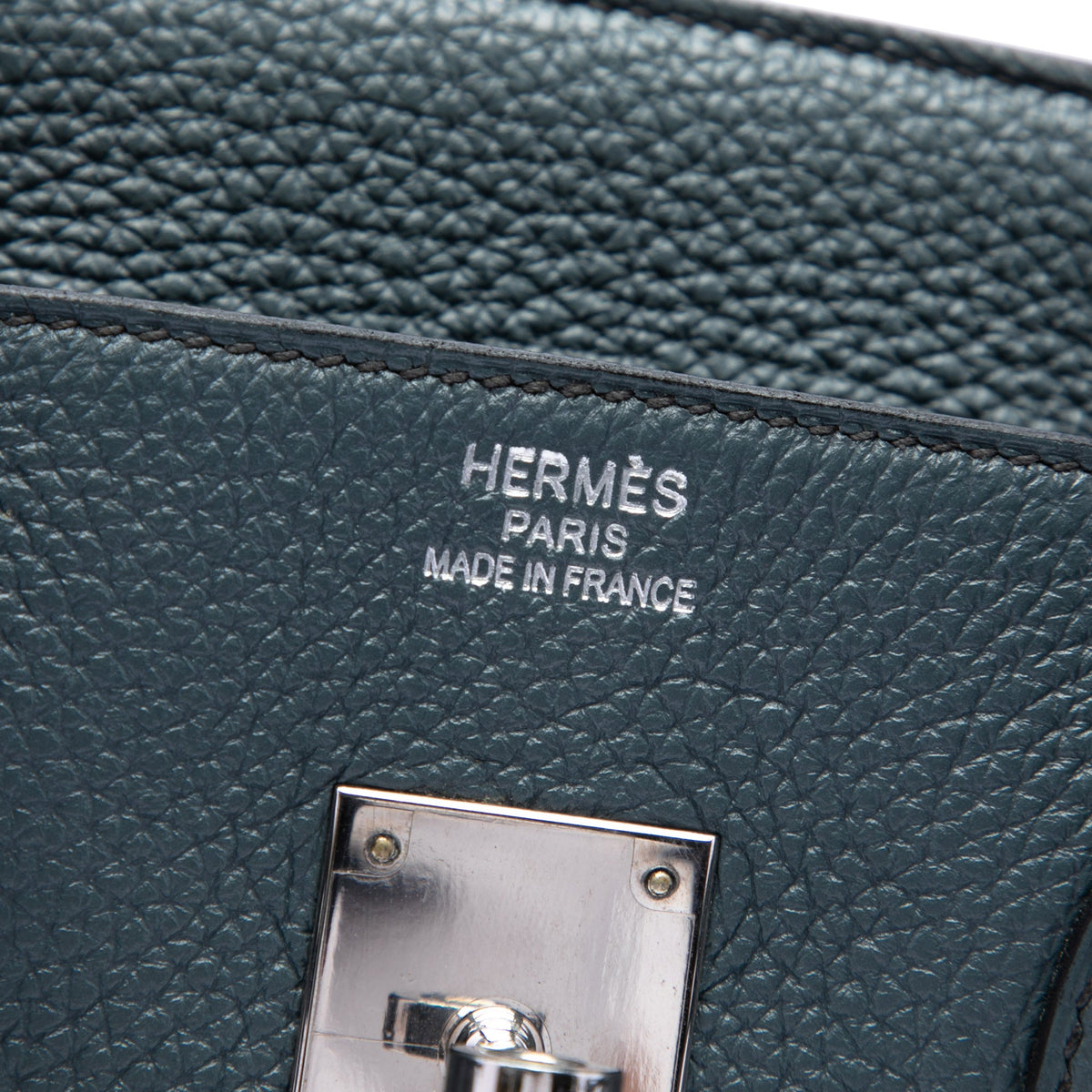 Birkin Handbag Blue Togo with Palladium Hardware 35