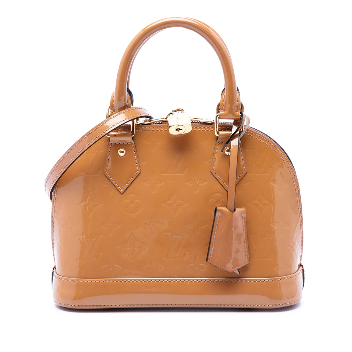 Alma Handbag Monogram Vernis BB