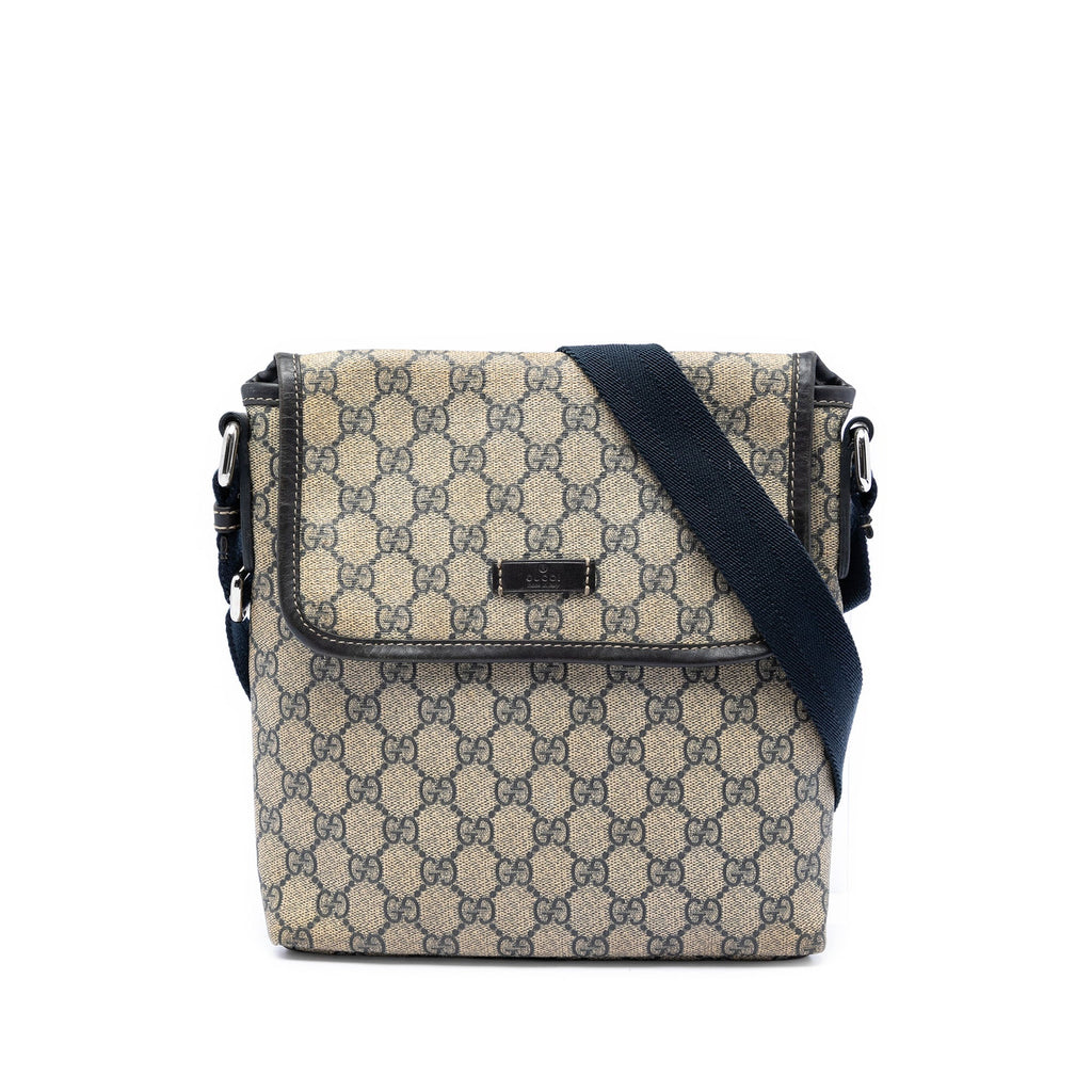 Flap Messenger GG Coated Canvas Small