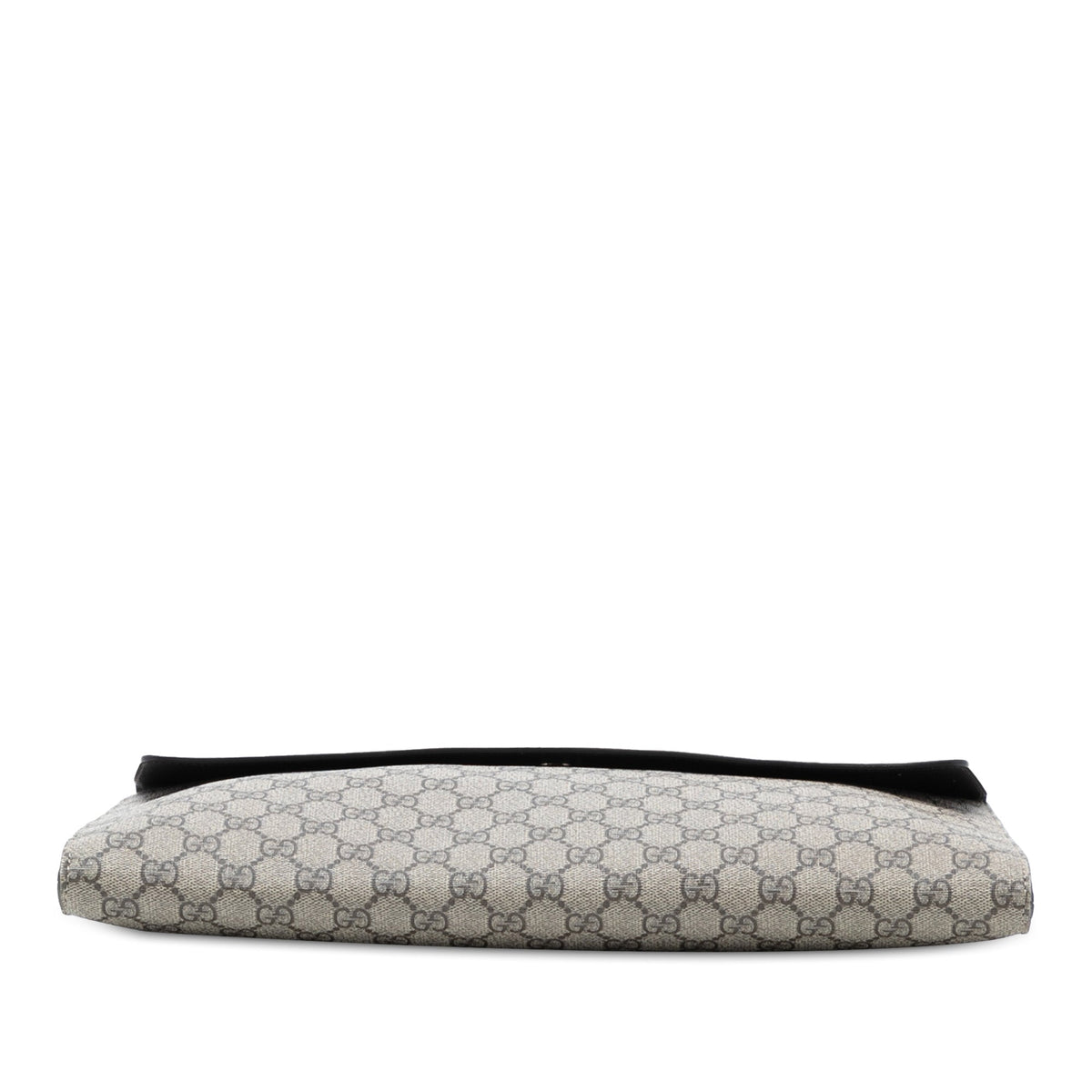 Padlock Clutch GG Coated Canvas with Leather