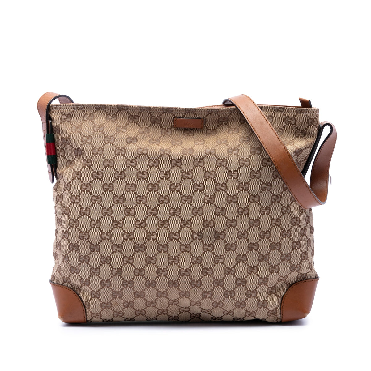 Web Loop Shoulder Bag GG Canvas Large