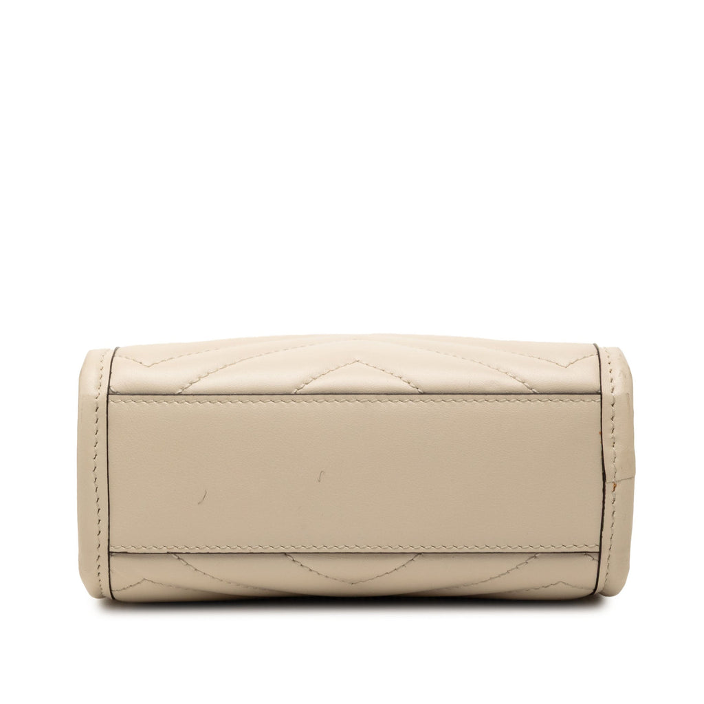GG Marmont Handle Crossbody Bag Matelasse Leather Mini