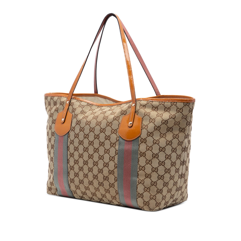 Jolie Web Tote GG Canvas Large