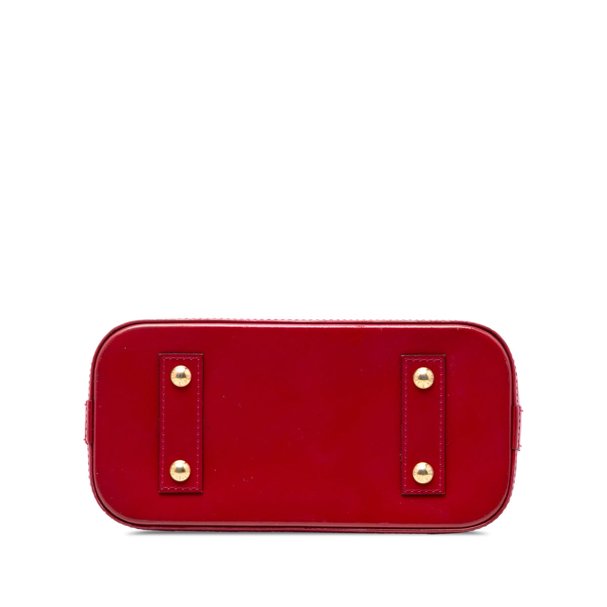 Alma Handbag Vernis with Monogram Canvas BB