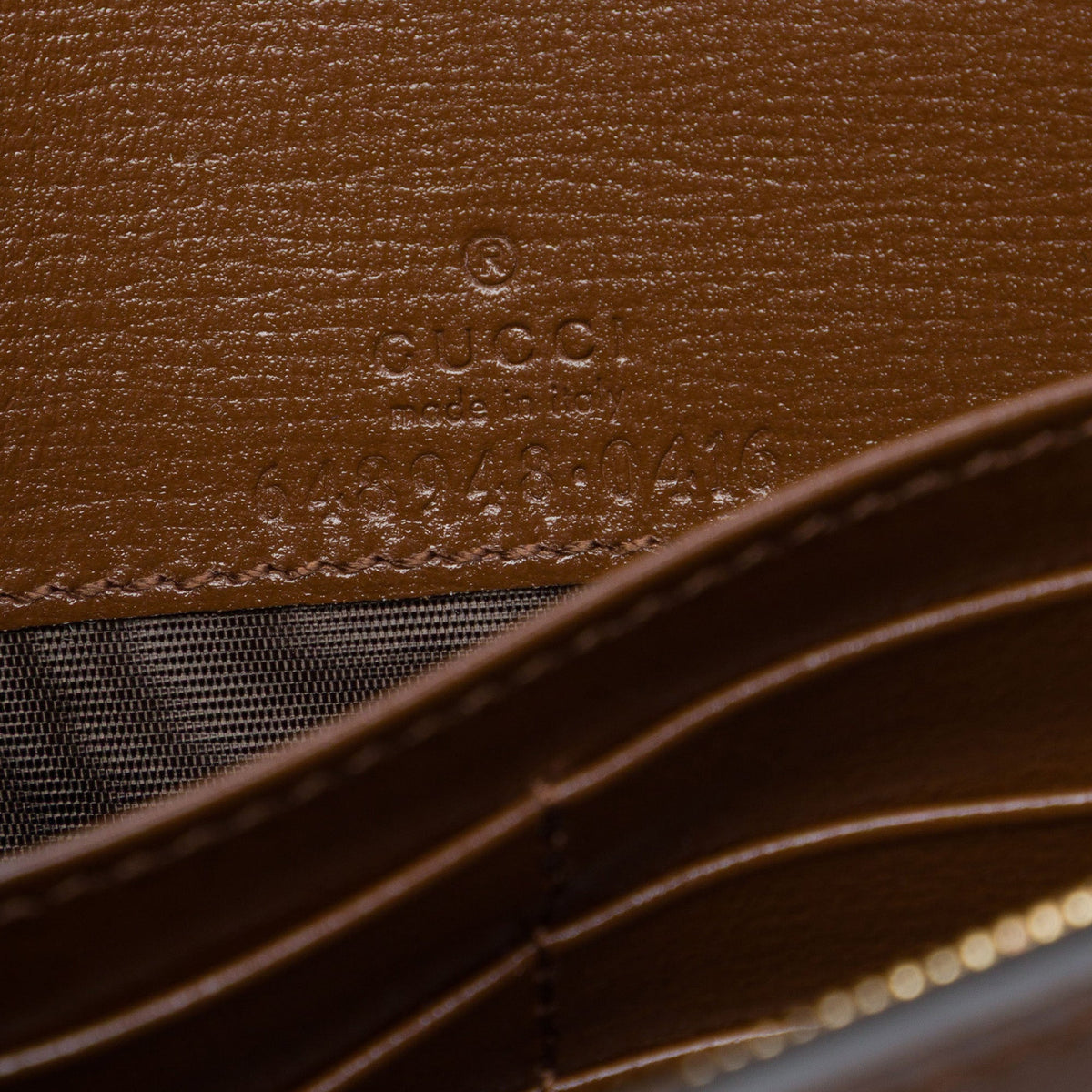 Logo Heart Chain Wallet GG Coated Canvas