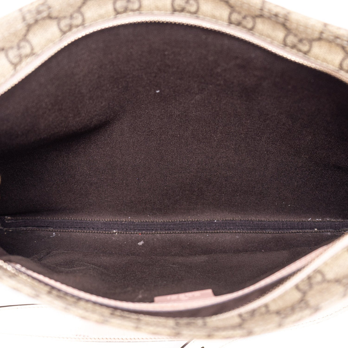 Zip Top Messenger Bag GG Coated Canvas Large