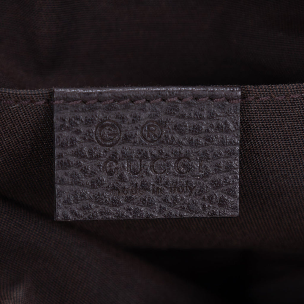 Zip Messenger Bag GG Coated Canvas Small