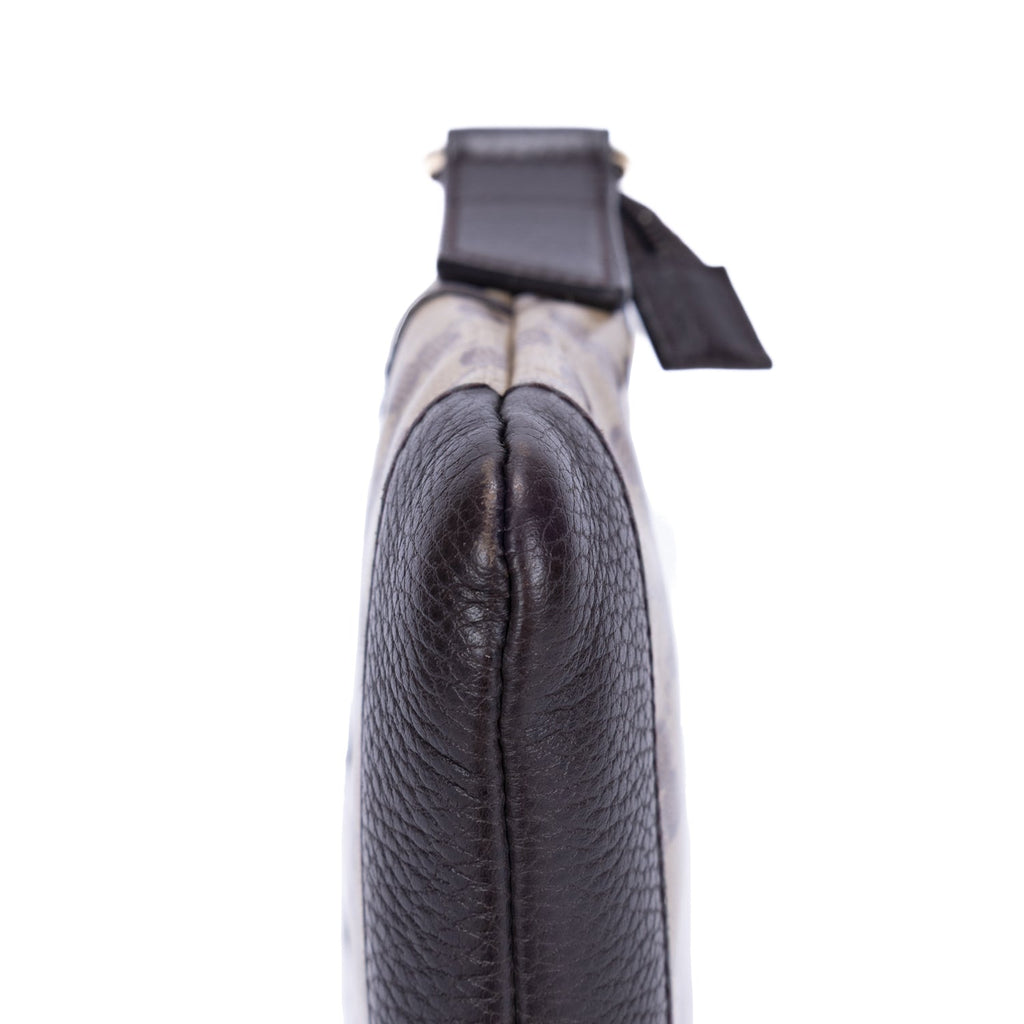 Zip Messenger Bag GG Coated Canvas Small