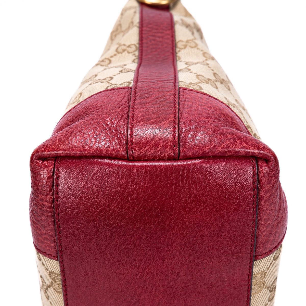 Miss GG Hobo GG Canvas with Leather Small
