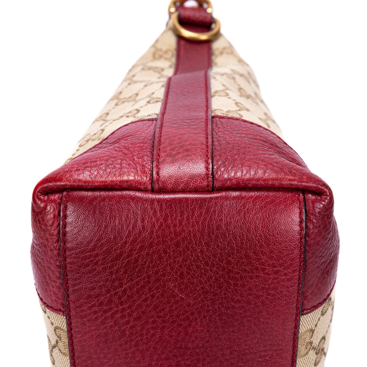 Miss GG Hobo GG Canvas with Leather Small