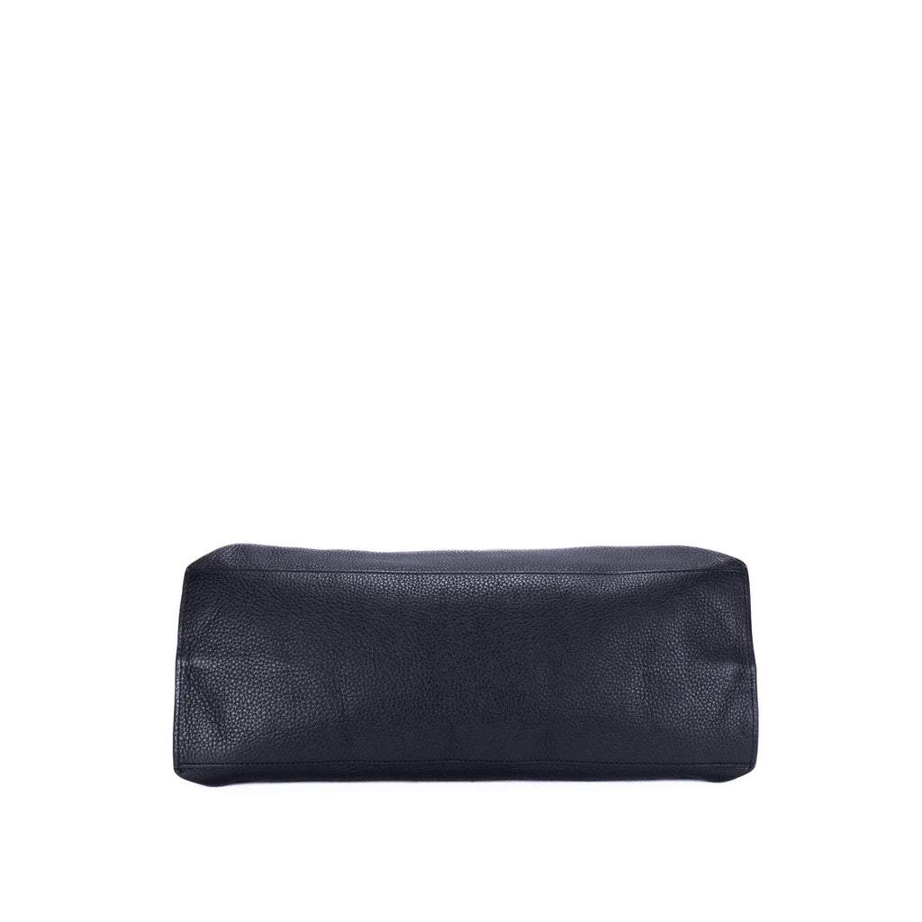 Bamboo Daily Top Handle Bag Leather Large