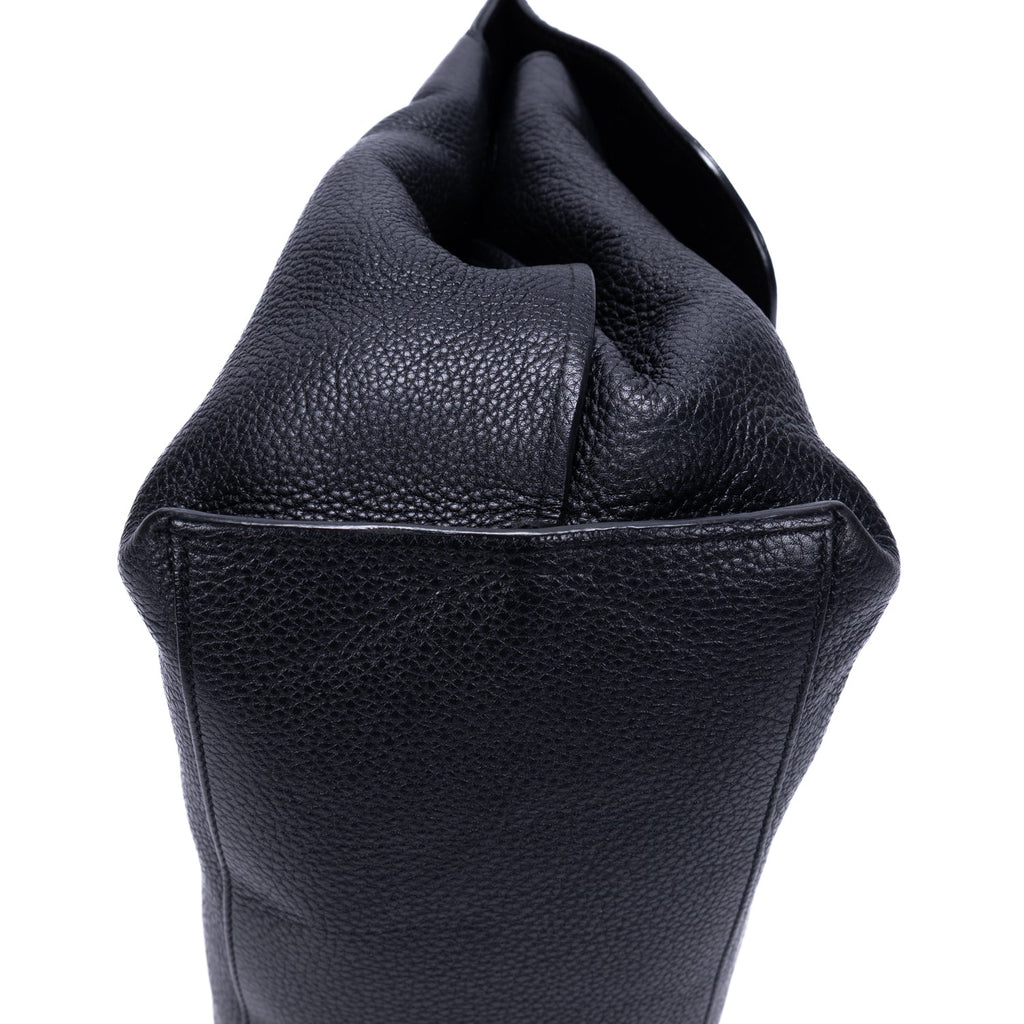 Bamboo Daily Top Handle Bag Leather Large