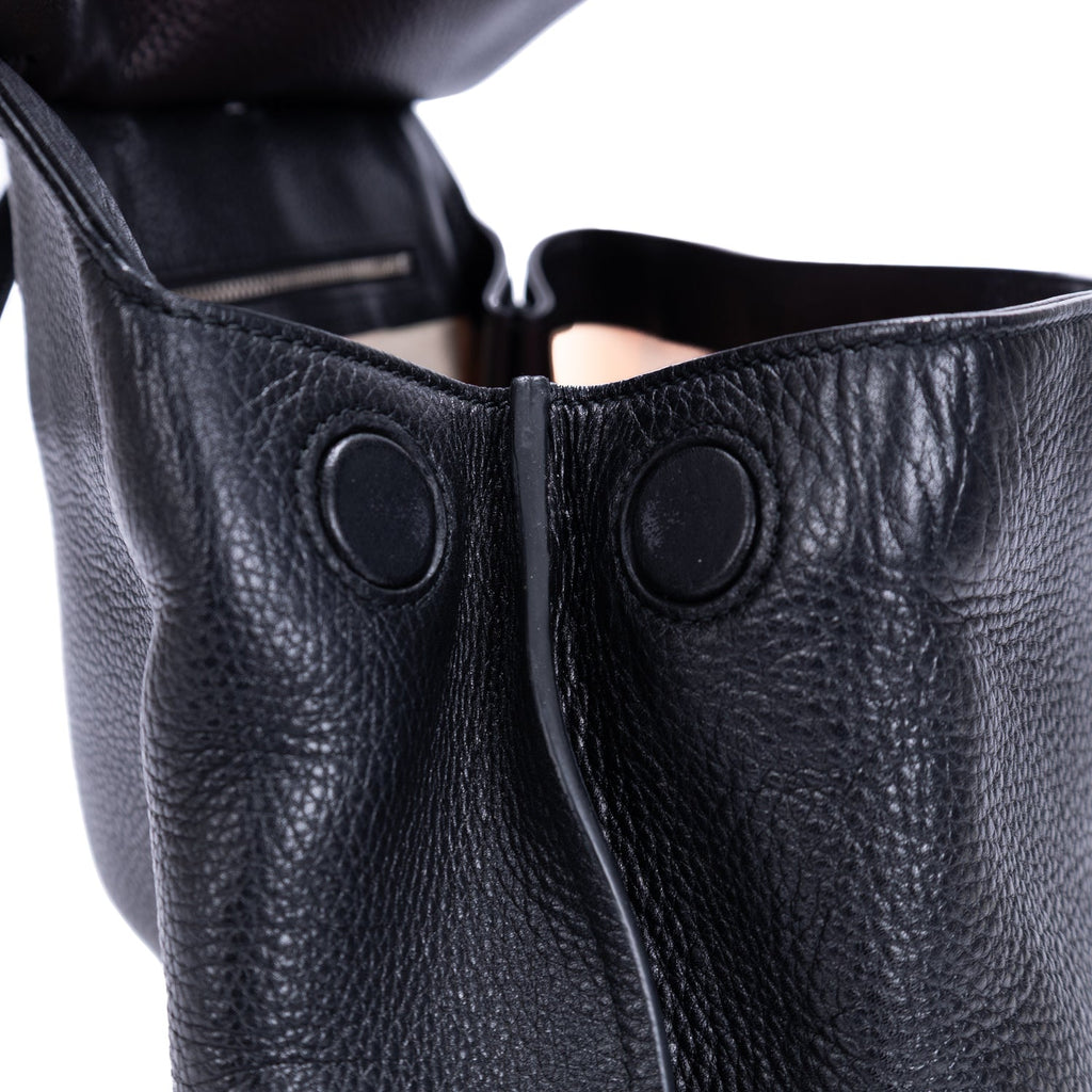 Bamboo Daily Top Handle Bag Leather Large