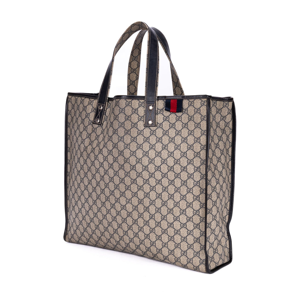Web Loop Tote GG Coated Canvas Large