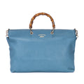 Bamboo Shopper Tote Leather Large