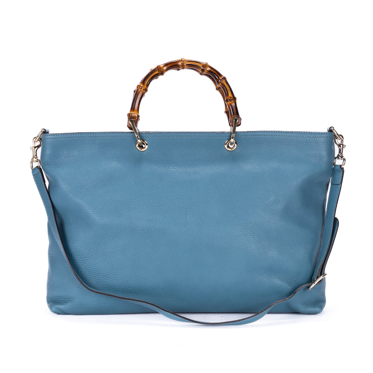 Bamboo Shopper Tote Leather Large