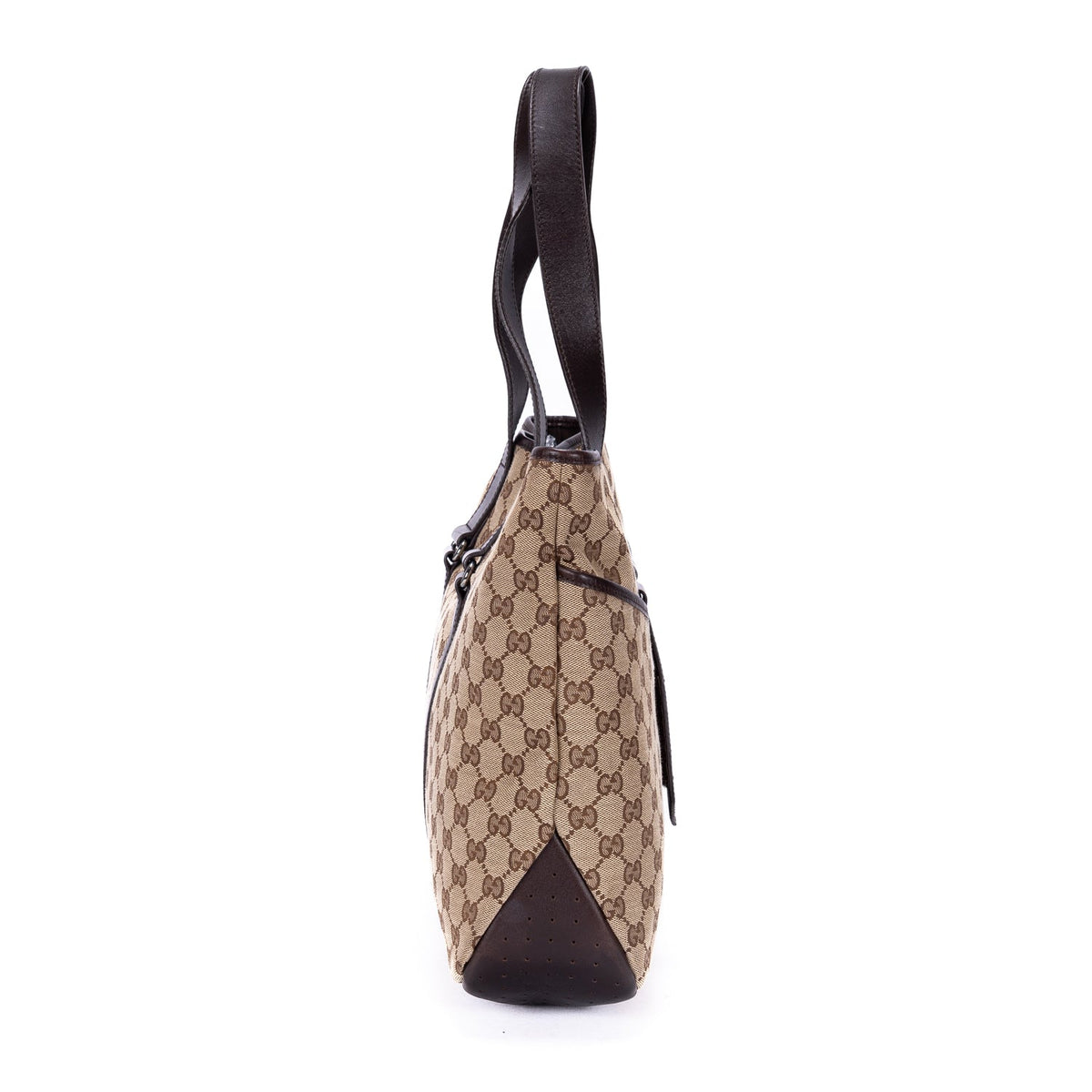 Belted Tote GG Canvas with Perforated Leather XL