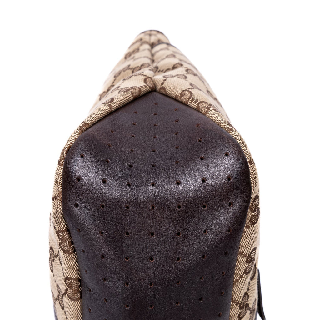 Belted Tote GG Canvas with Perforated Leather XL