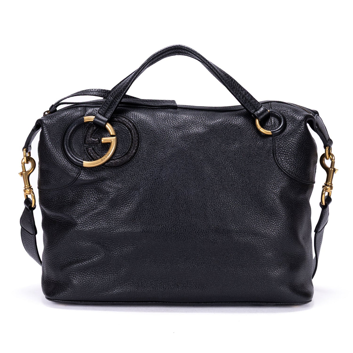 Twill Satchel Leather