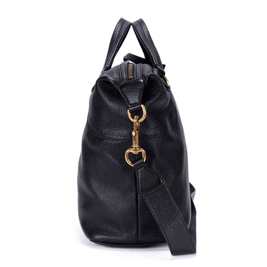 Twill Satchel Leather