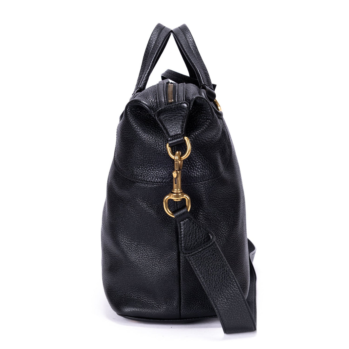 Twill Satchel Leather