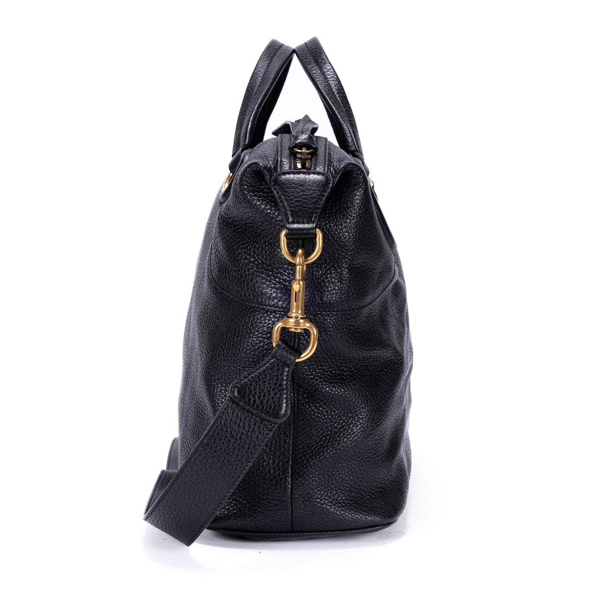 Twill Satchel Leather