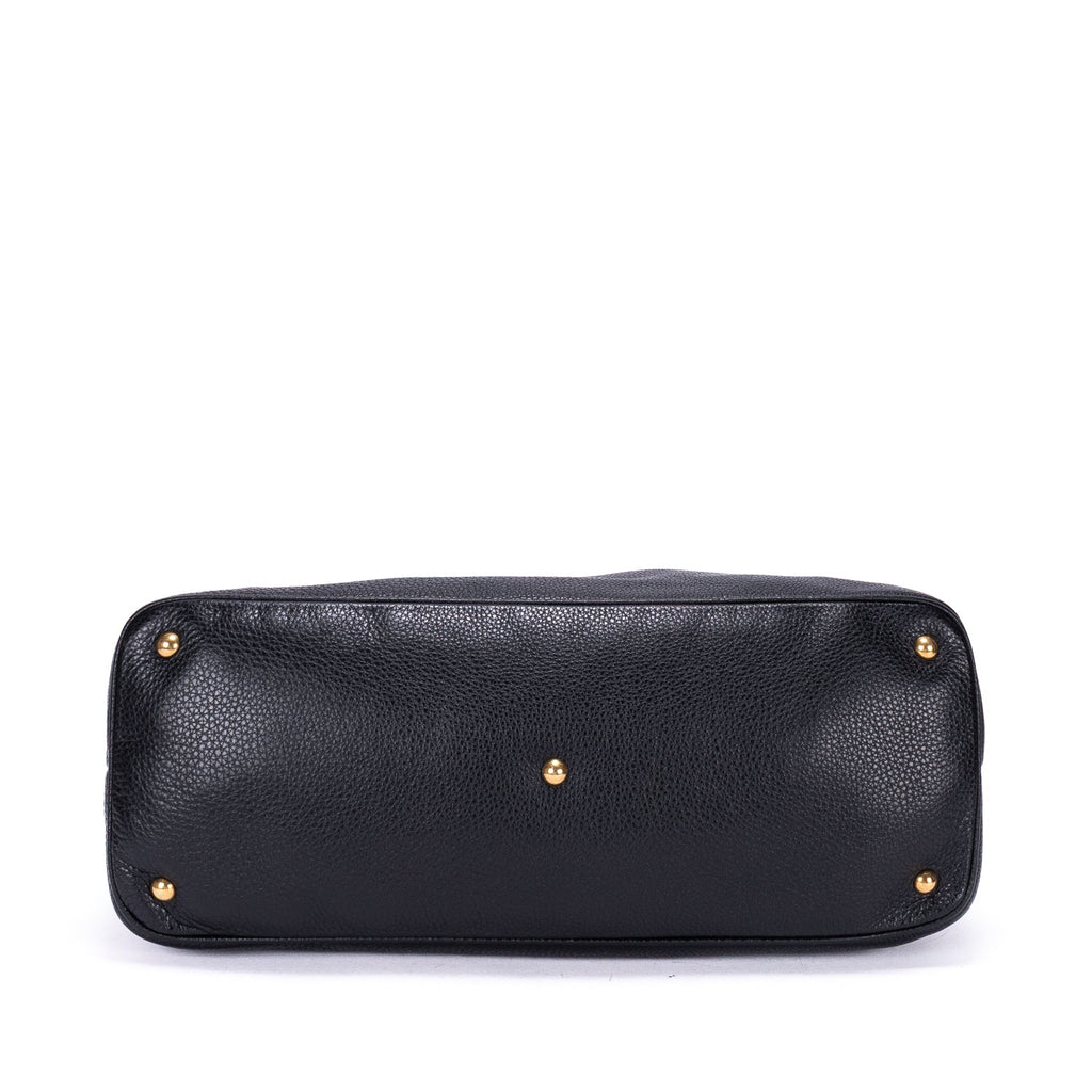 Twill Satchel Leather