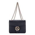Interlocking Shoulder Bag Leather Small