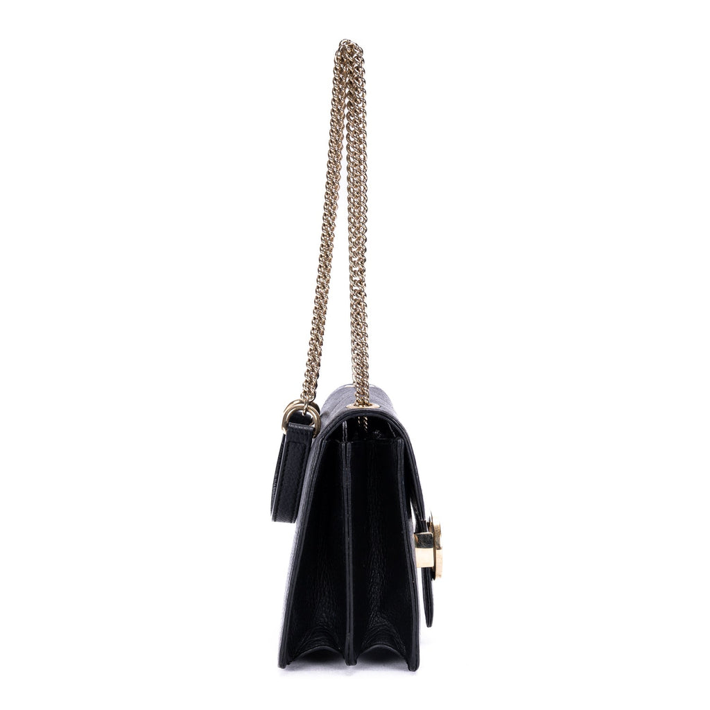 Interlocking Shoulder Bag Leather Small