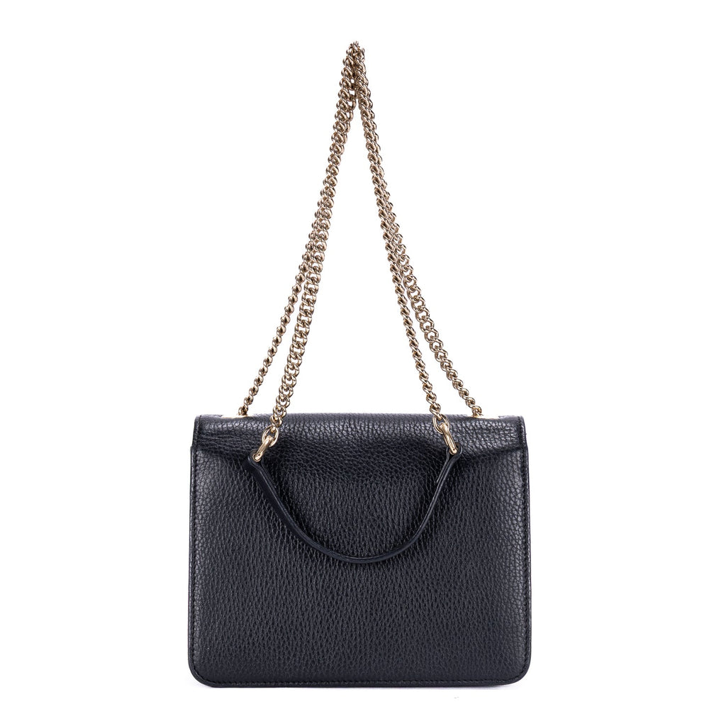 Interlocking Shoulder Bag Leather Small