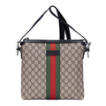 Web Messenger Bag GG Coated Canvas Medium