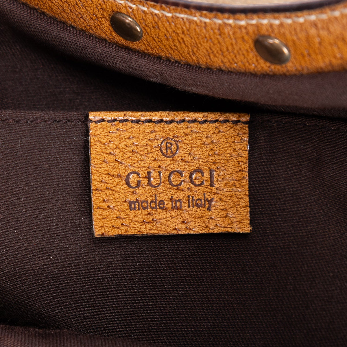 Vintage Bamboo Hobo GG Canvas Large